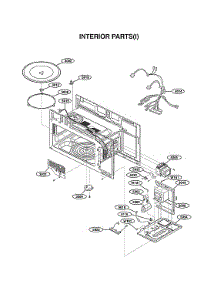 Interior Parts (I) parts for Lg Microwave LMVM2033BM/00 from AppliancePartsPros.com
