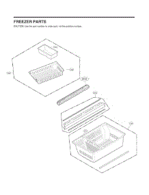 Freezer Parts parts for Lg Refrigerator LMWC23626S from AppliancePartsPros.com