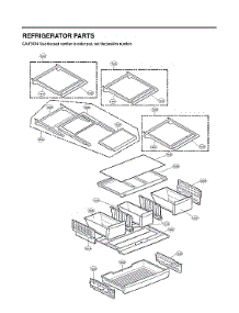 Refrigerator Parts parts for Lg Refrigerator LMX28987ST/01 from AppliancePartsPros.com