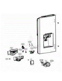 Dispenser Parts parts for Lg Refrigerator LMXS28626 from AppliancePartsPros.com