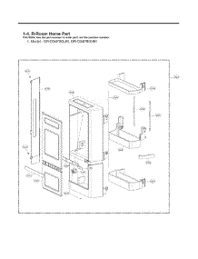 Section 4 parts for Lg Refrigerator LPCS34886C from AppliancePartsPros.com