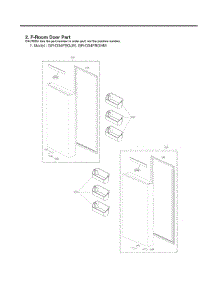 Section 5 parts for Lg Refrigerator LPCS34886C from AppliancePartsPros.com