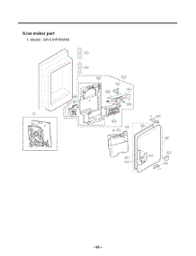Ice Maker Part parts for Lg Refrigerator LPXS30886D from AppliancePartsPros.com