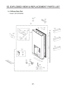 R-Room Door Part parts for Lg Refrigerator LPXS30886D from AppliancePartsPros.com