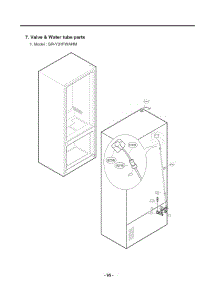 Valve & Water Tube Parts parts for Lg Refrigerator LPXS30886D from AppliancePartsPros.com