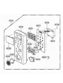 Control Panel Parts parts for Lg Range LRDM1240B from AppliancePartsPros.com