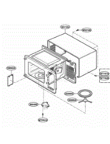 Oven Cavity Parts parts for Lg Range LRDM1240B from AppliancePartsPros.com