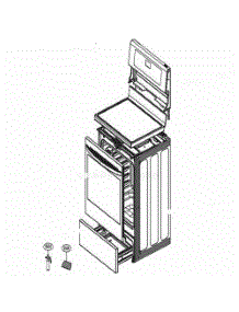 Main parts for Lg Range LRE3193BM from AppliancePartsPros.com