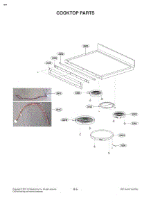 Section 5 parts for Lg Range LRE4215ST from AppliancePartsPros.com