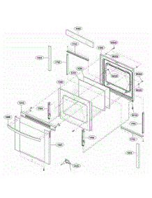 Door Parts parts for Lg Range LRE5602SS from AppliancePartsPros.com