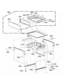 Drawer Parts parts for Lg Range LRE5602SS from AppliancePartsPros.com