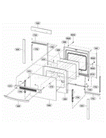 Door Parts parts for Lg Range LRE5602SW from AppliancePartsPros.com