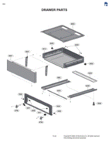 Drawer Parts parts for Lg Range LREL6325FH from AppliancePartsPros.com