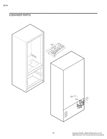 Section 5 parts for Lg Refrigerator LRFCS25D3S from AppliancePartsPros.com