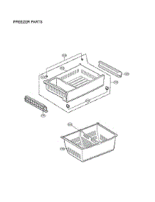 Freezer Parts parts for Lg Refrigerator LRFCS25D3S/00 from AppliancePartsPros.com