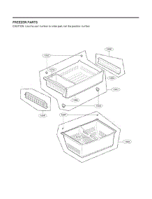 Freezer Parts parts for Lg Refrigerator LRFCS29D6S from AppliancePartsPros.com