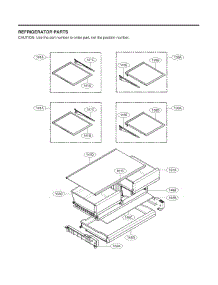 Refrigerator Parts parts for Lg Refrigerator LRFCS29D6S from AppliancePartsPros.com