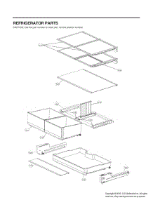 Section 3 parts for Lg Refrigerator LRFDS3016M from AppliancePartsPros.com