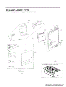 Section 7 parts for Lg Refrigerator LRFDS3016M from AppliancePartsPros.com