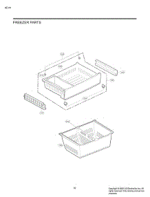 Freezer Parts parts for Lg Refrigerator LRFES2503S from AppliancePartsPros.com