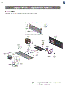 Exploded View & Replacement Parts List parts for Lg Refrigerator LRFLS3206S from AppliancePartsPros.com