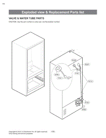Valve & Water Tube Parts parts for Lg Refrigerator LRFS28XBS from AppliancePartsPros.com