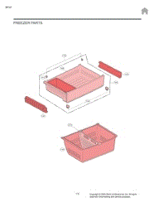 Freezer Parts parts for Lg Refrigerator LRFVS2503S from AppliancePartsPros.com