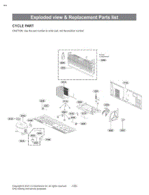 Cycle Part parts for Lg Refrigerator LRFXC2606S from AppliancePartsPros.com