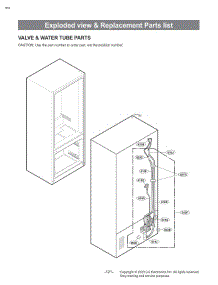 Valve & Water Tube Parts parts for Lg Refrigerator LRFXC2606S from AppliancePartsPros.com