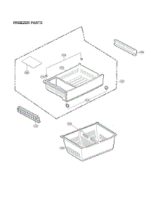 Freezer Parts parts for Lg Refrigerator LRFXS2513S/00 from AppliancePartsPros.com