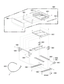 Drawer Parts parts for Lg Range LRG3193BD/00 from AppliancePartsPros.com