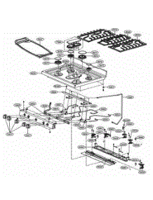 Cooktop Parts parts for Lg Range LRG3193SB from AppliancePartsPros.com