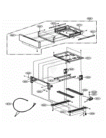 Drawer Parts parts for Lg Range LRG3193SB from AppliancePartsPros.com