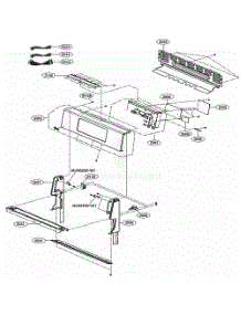 Controller Parts parts for Lg Range LRG3193SW from AppliancePartsPros.com