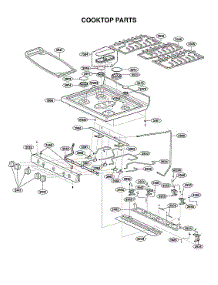 Cooktop Parts parts for Lg Range LRG3194BM/00 from AppliancePartsPros.com