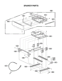 Drawer Parts parts for Lg Range LRG3194BM/00 from AppliancePartsPros.com