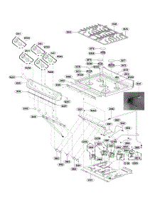 Cooktop Parts parts for Lg Range LRG4111ST from AppliancePartsPros.com