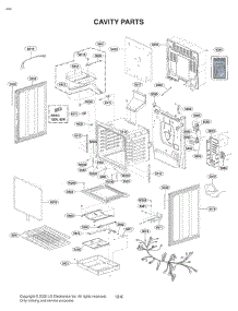 Cooktop Parts parts for Lg Range LRGL5821S from AppliancePartsPros.com