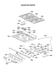 Cooktop Parts parts for Lg Range LRGL5821S/00 from AppliancePartsPros.com