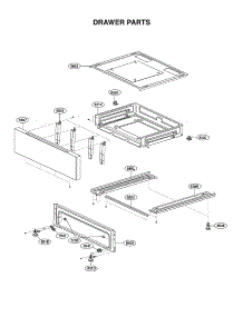 Drawer Parts parts for Lg Range LRGL5821S/00 from AppliancePartsPros.com