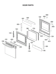 Door Parts parts for Lg Range LRGL5821S/00 from AppliancePartsPros.com