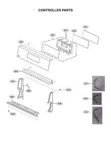 Controller Parts parts for Lg Range LRGL5821S/00 from AppliancePartsPros.com