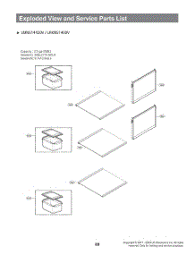Section 2 parts for Lg Refrigerator LRKNS1400V from AppliancePartsPros.com