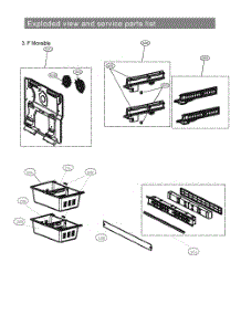 Diagram 3 parts for Lg Refrigerator LRMVC1803S from AppliancePartsPros.com