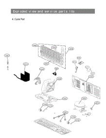 Diagram 4 parts for Lg Refrigerator LRMVC1803S from AppliancePartsPros.com