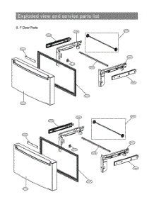 Diagram 6 parts for Lg Refrigerator LRMVC1803S from AppliancePartsPros.com