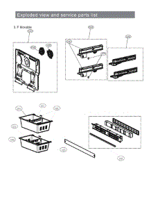 Section 3 parts for Lg Refrigerator LRMXC1803S from AppliancePartsPros.com