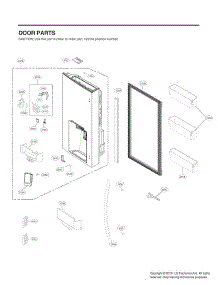 Door Parts parts for Lg Refrigerator LRMXS3006S from AppliancePartsPros.com