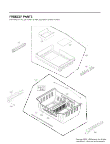 Freezer Parts parts for Lg Refrigerator LRMXS3006S from AppliancePartsPros.com