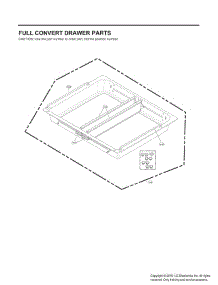 Full Convert Drawer Parts parts for Lg Refrigerator LRMXS3006S from AppliancePartsPros.com